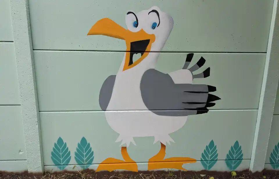 peinture d'un oiseau