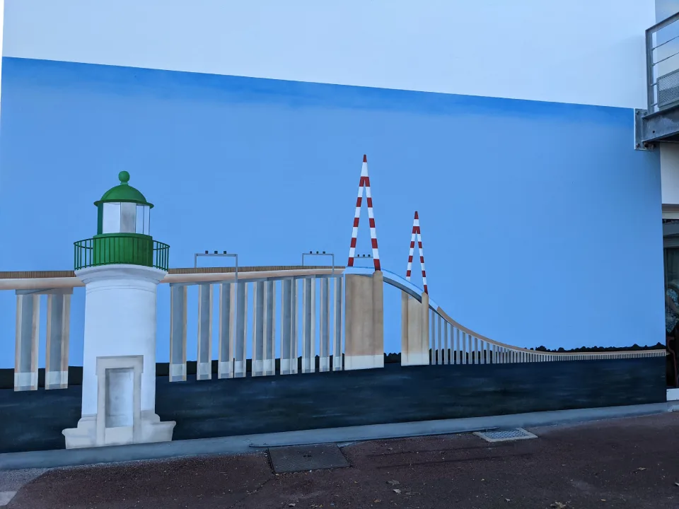 peinture du pont de saint-nazaire